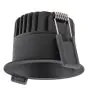 Ledvance Spot LED Foncélight Aluminium Noir 8W 680lm 36D - 930 Blanc Chaud | Diamètre 68mm - IP44 - Meilleur rendu des couleurs - Dimmable