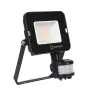 Ledvance Projecteur LED Compact Noir 20W 1800lm 100D - 830 Blanc Chaud | IP65 - Symétrique - Détecteur de mouvement et de lumière